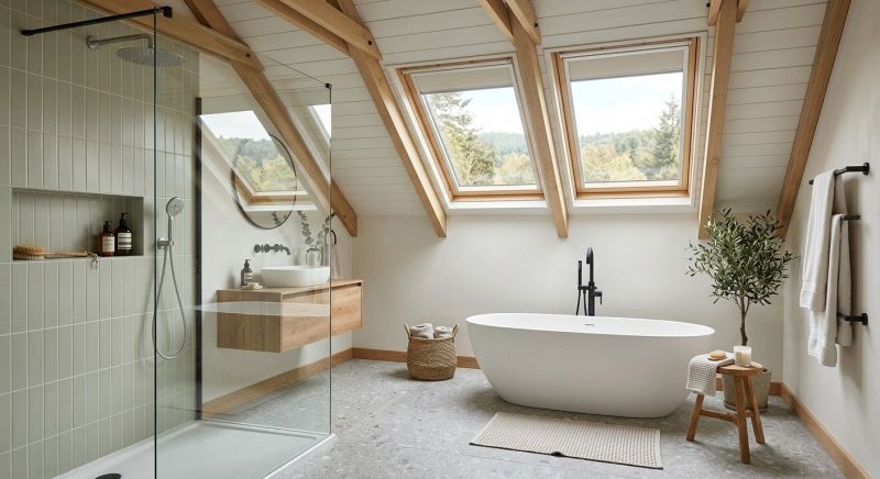 Attic Bathroom Remodeling in Stowe, VT