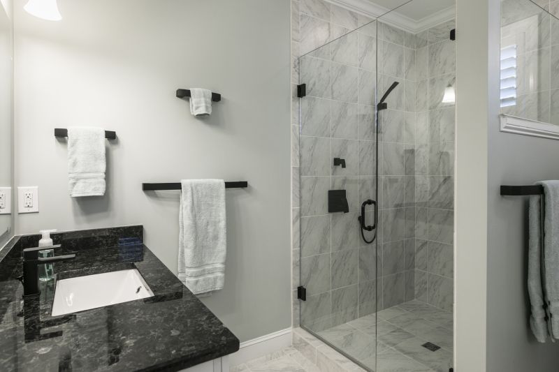 Granite Shower Installation in Stowe, VT