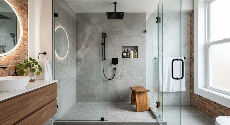 Shower Renovation in Marshfield, VT